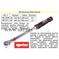 NORBAR Momentový klíč ohybový 30 - 150 Nm 1/2 NB13268