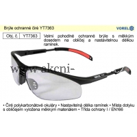 ochranné brýle čiré, YATO YT-7363