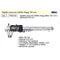 MAGG Posuvné měřítko digitální 150mm, MAGG PMD150