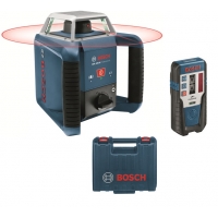 rotační laser BOSCH GRL 400 H Professional 0601061800, přijímač LR 1, kufr