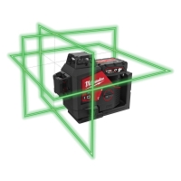 MILWAUKEE M12 3PL-401C laser se zelným paprskem tříosí 360 ZDARMA DOPRAVA 4933478103