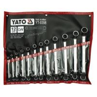 YATO Klíče očkové sada 12 kusů 6-32mm CrV,  YT0398
