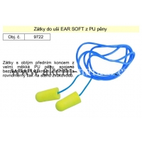 EAR SOFT Zátky do uší z PU pěny  9722
