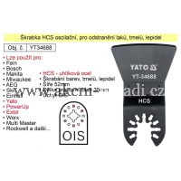 YATO YT-34688  Škrabka HCS oscilační, pro odstranění laků, tmelů, lepidel