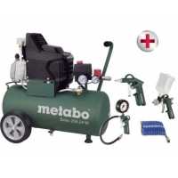 Metabo Basic 250-50 W OF bez olejový kompresor  + sada pneumatických strojů LPZ 4 Set obj.č. 690988000