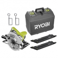 RYOBI RCS1600-KSR 1600 W okružní pila s laserem, BMG + barevné pouzdro + 2x vodicí lišta 5133003387